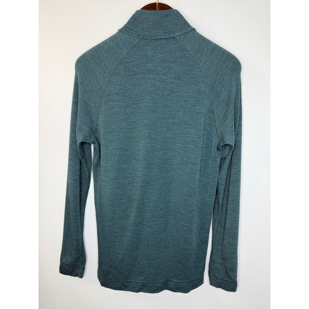 Smartwool Classic Thermal Merino Base Layer 1/4 Zip Twilight Blue Women's XL - Picture 9 of 11